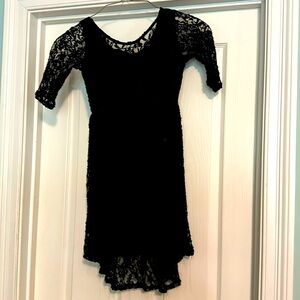 Black formal kids dress